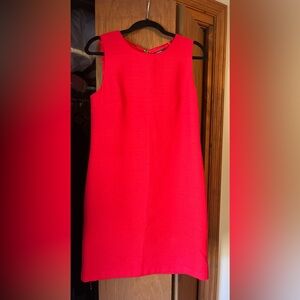 Tahari Vibrant Red Mini Dress
